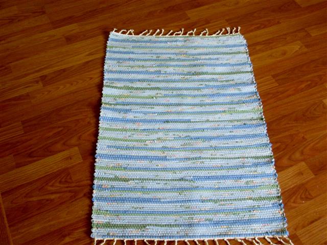 Blue, Green 2 x 3 ft. Kitchen And Bath Rug