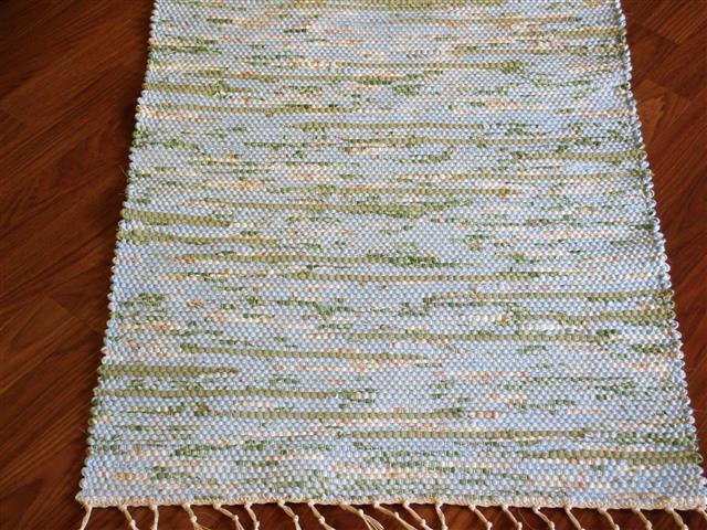 Blue, Green 2 x 3 ft. Kitchen And Bath Rug