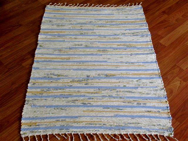 Navy, Ivory, Blue, Yellow 2½ x 3½ ft. Kitchen And Bath Rug