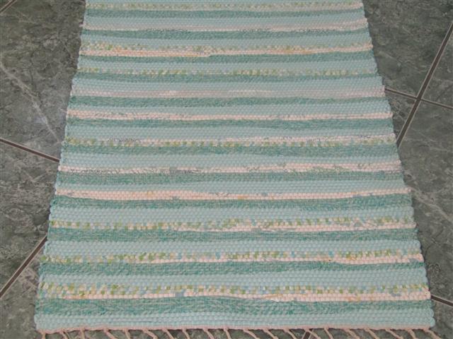 Aqua, Green 2 x 3 ft. Kitchen And Bath Rug