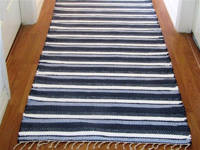 Navy, Blue, White Runner