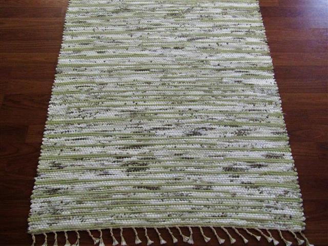 Green, White, Cocoa 2½ x 3½ ft. Kitchen And Bath Rug