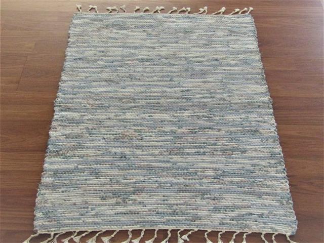 Blue, White, Rose 2 x 3 ft. Kitchen And Bath Rug