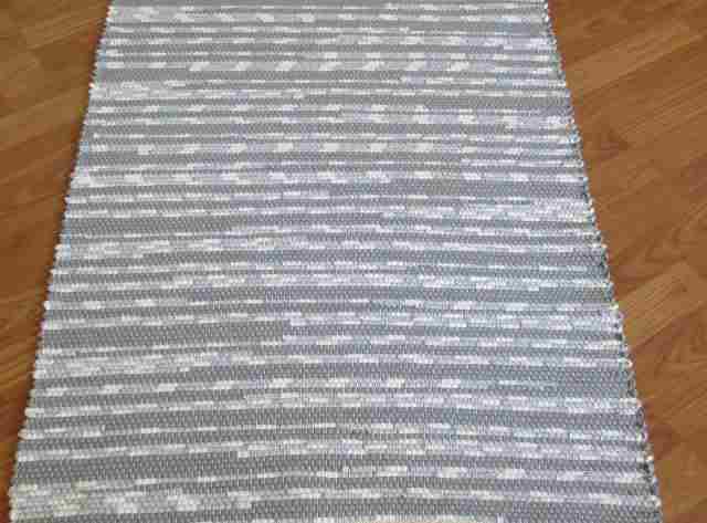 Grey, White 3 x 4 Kitchen And Bath Rug