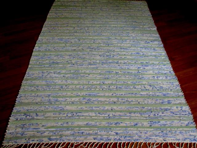 Lilac, Green 4 x 6 ft. Area Rug