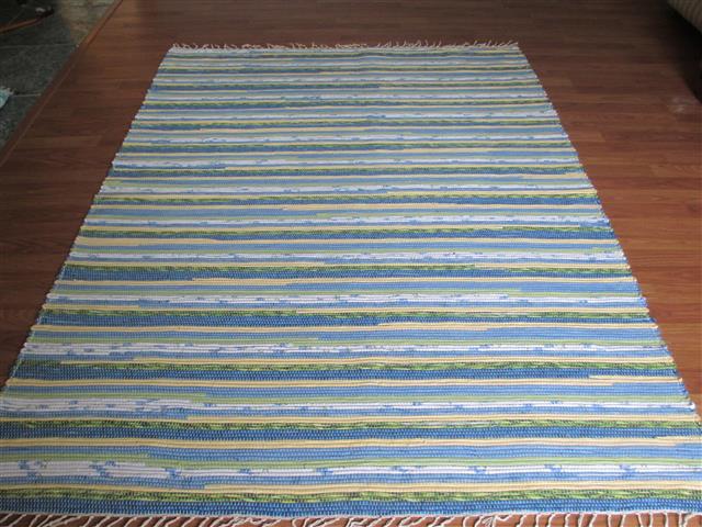 Blue, Yellow, Green 5 x 8 ft. Area Rug
