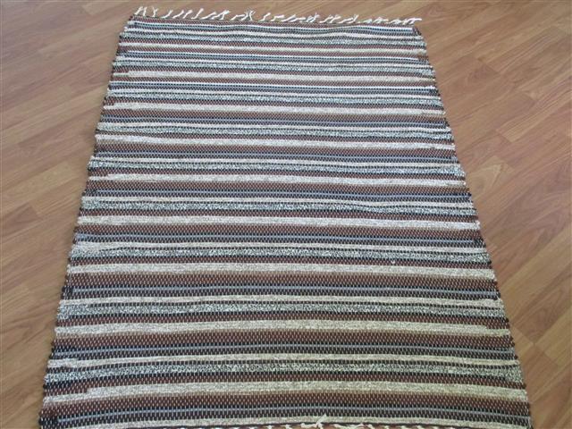 Brown, Beige 3 x 4 Kitchen And Bath Rug