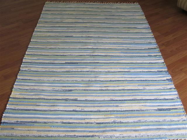 Yellow, Blue, Green 4 x 6 ft. Area Rug