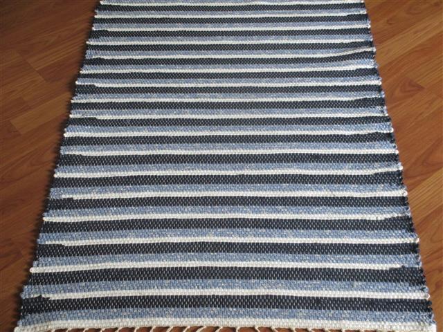 Navy, Blue, White 2½ x 3½ ft. Kitchen And Bath Rug