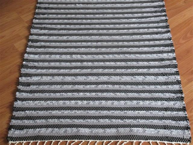 Black, Grey 2½ x 3½ ft. Kitchen And Bath Rug