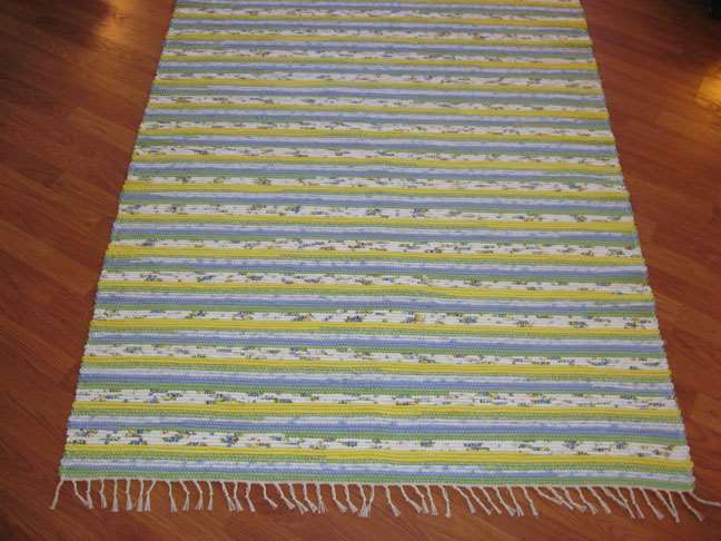 Blue, Yellow, Green 4 x 6 ft. Area Rug