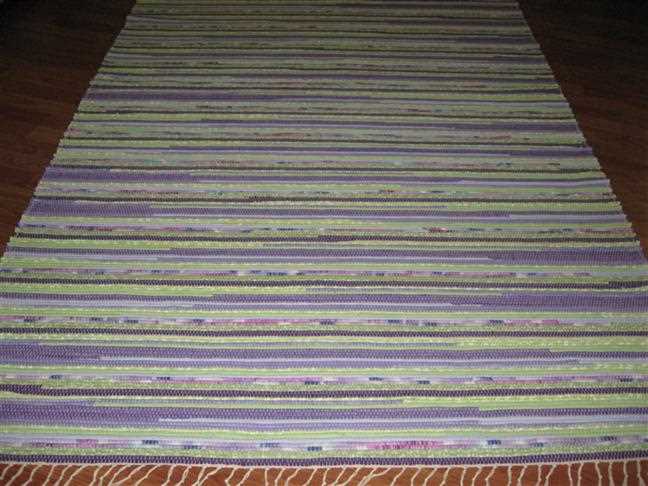 Purple, Green 5 x 8 ft. Area Rug