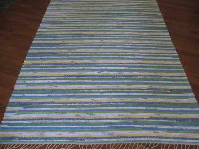 Blue, Yellow, Green 5 x 8 ft. Area Rug