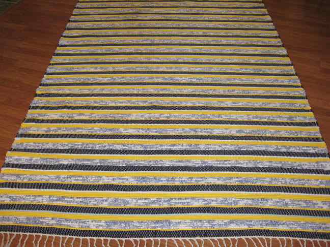 Navy, Blue, Yellow 5 x 8 ft. Area Rug