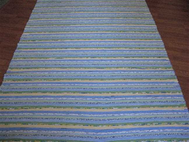 Blue, Yellow, Green 5 x 8 ft. Area Rug