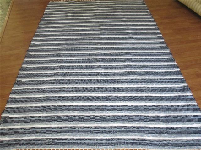 Navy, White, Blue 5 x 8 ft. Area Rug