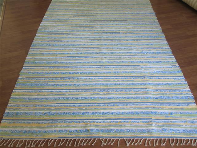 Blue, Yellow, Green 5 x 8 ft. Area Rug