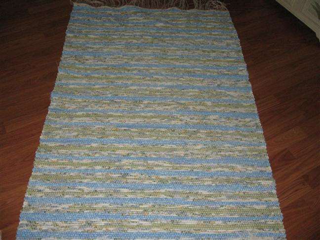 Blue, Green 3 x 4 Kitchen And Bath Rug